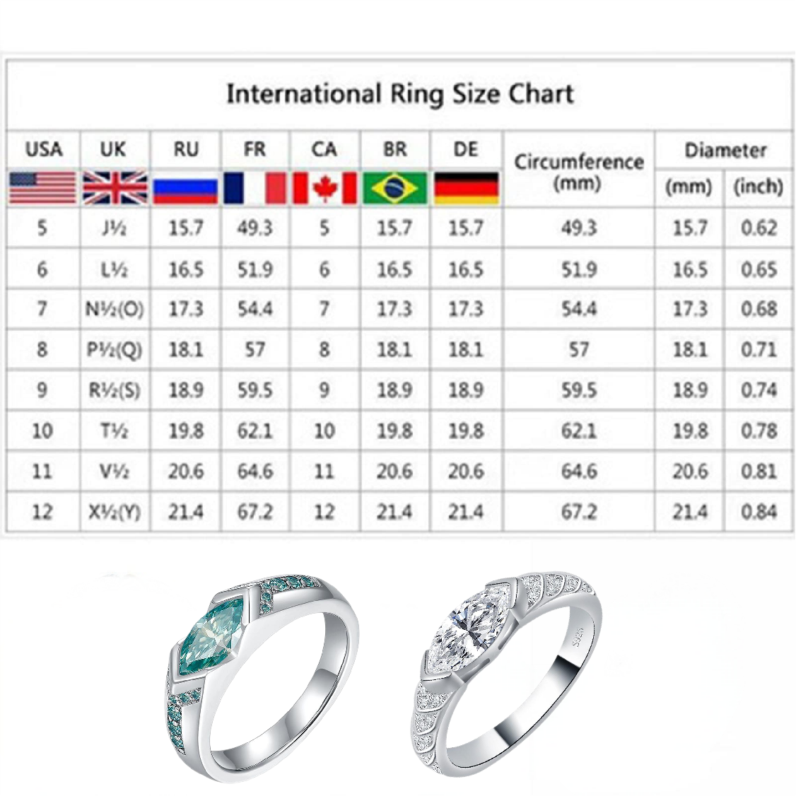 💥Dernier jour - 80% de réduction - 🔥DIYSTAR Bague en diamant Moissanite de Magnétologie💖
