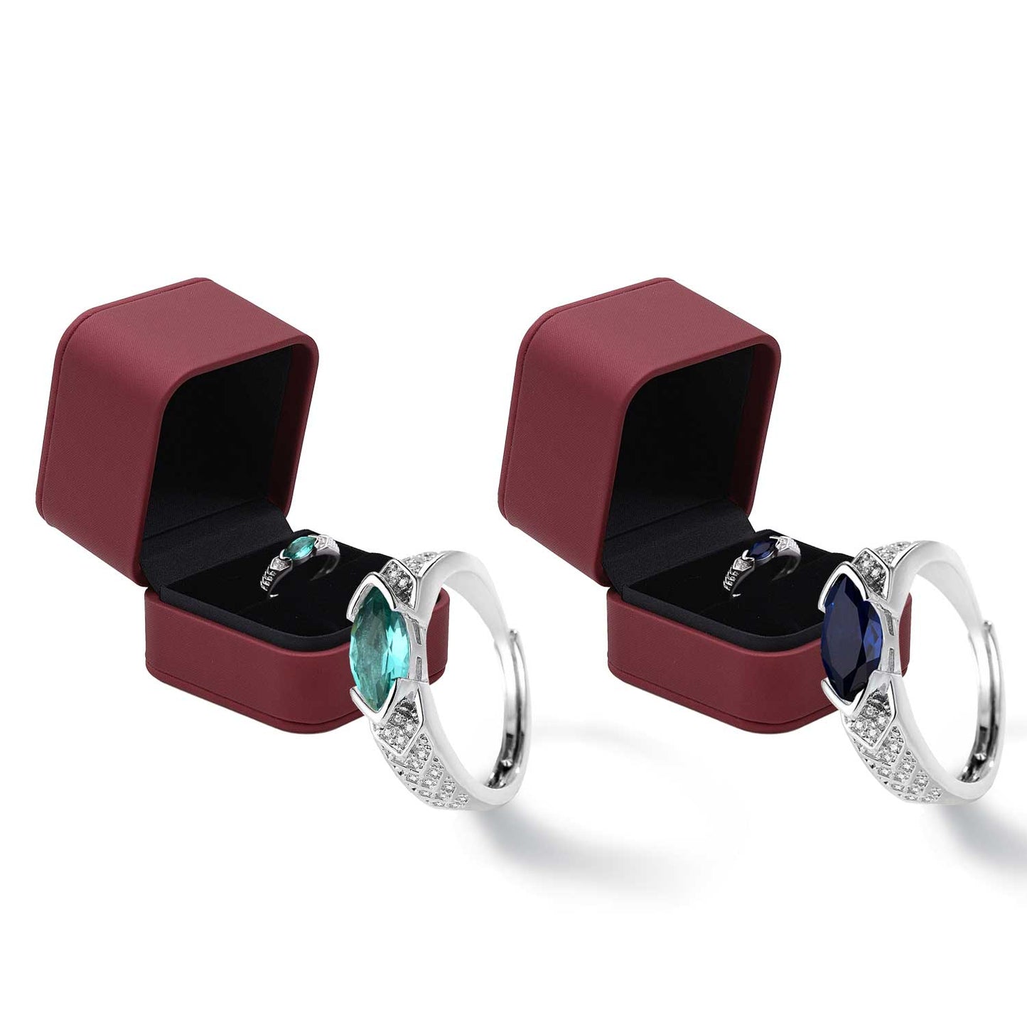 💥Dernier jour - 80% de réduction - 🔥DIYSTAR Bague en diamant Moissanite de Magnétologie💖