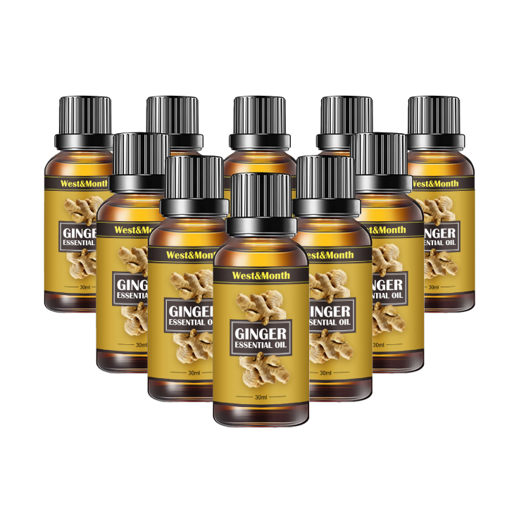 Huile de Gingembre pour Drainage Lymphatique - Promotion Dernier Jour