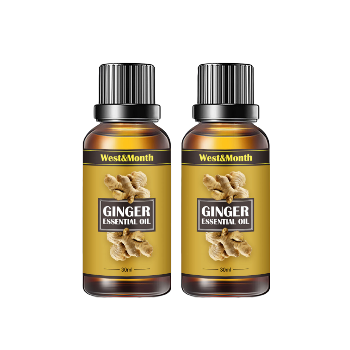 Huile de Gingembre pour Drainage Lymphatique - Promotion Dernier Jour