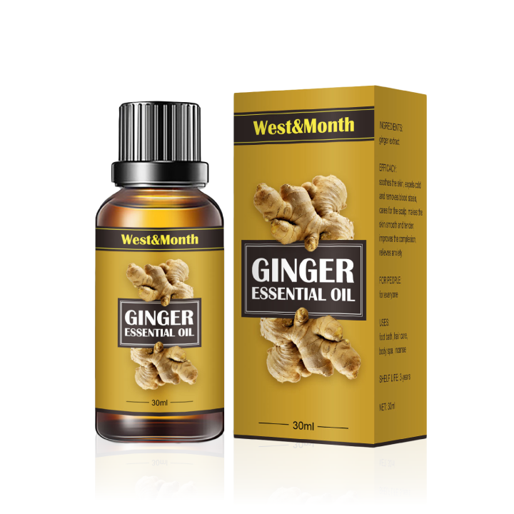 Huile de Gingembre pour Drainage Lymphatique - Promotion Dernier Jour