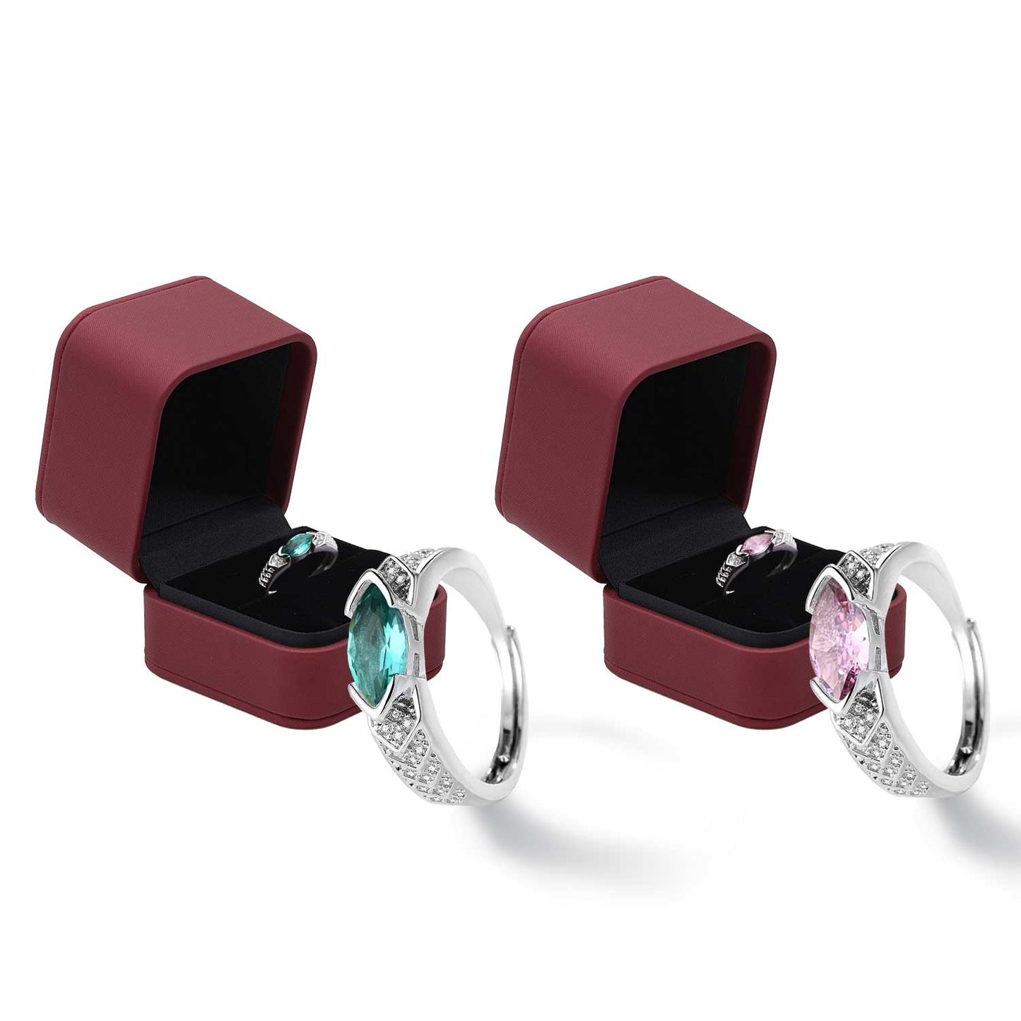 💥Dernier jour - 80% de réduction - 🔥DIYSTAR Bague en diamant Moissanite de Magnétologie💖