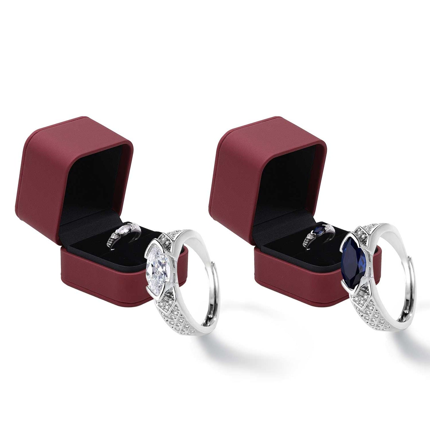 💥Dernier jour - 80% de réduction - 🔥DIYSTAR Bague en diamant Moissanite de Magnétologie💖