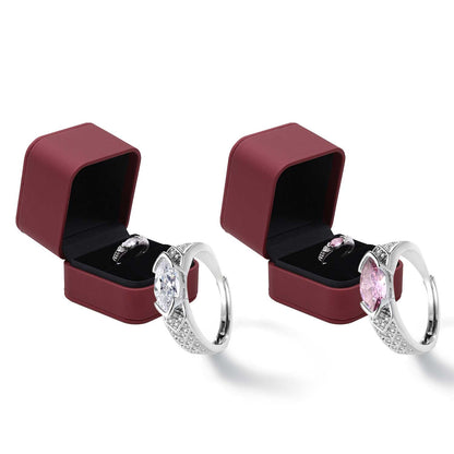 💥Dernier jour - 80% de réduction - 🔥DIYSTAR Bague en diamant Moissanite de Magnétologie💖