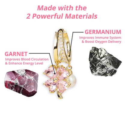 Lovilds™Boucles d'oreilles en germanium avec magnétothérapie lymph